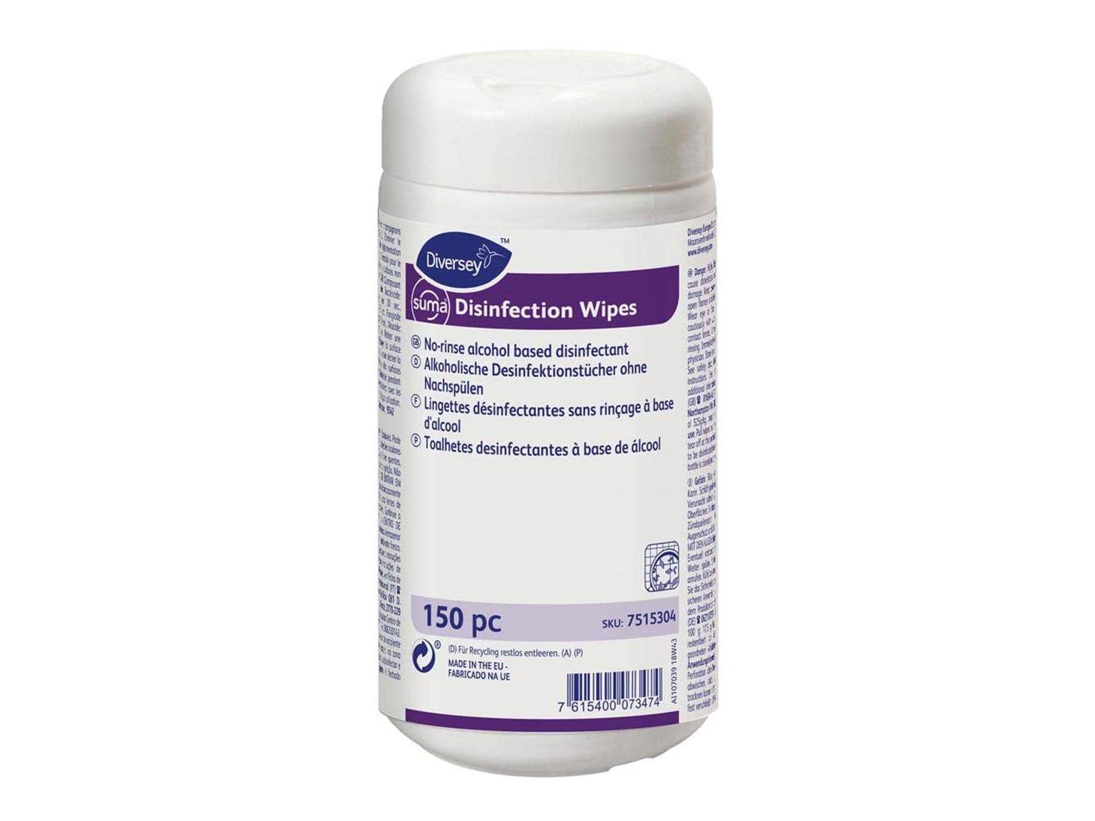 Desinfektionstücher SUMA, 12 x 150 Tücher