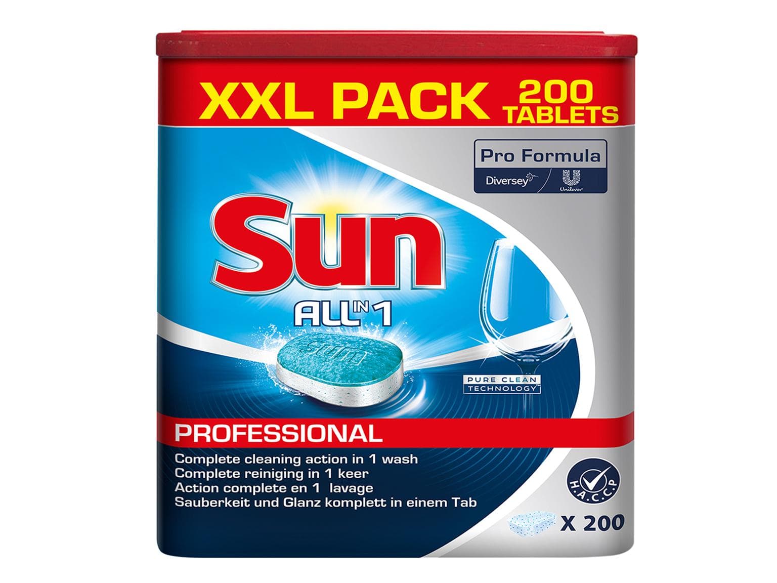 Sun Professional Tabs, All-in-1, Geschirrreiniger für Haushaltsmaschinen