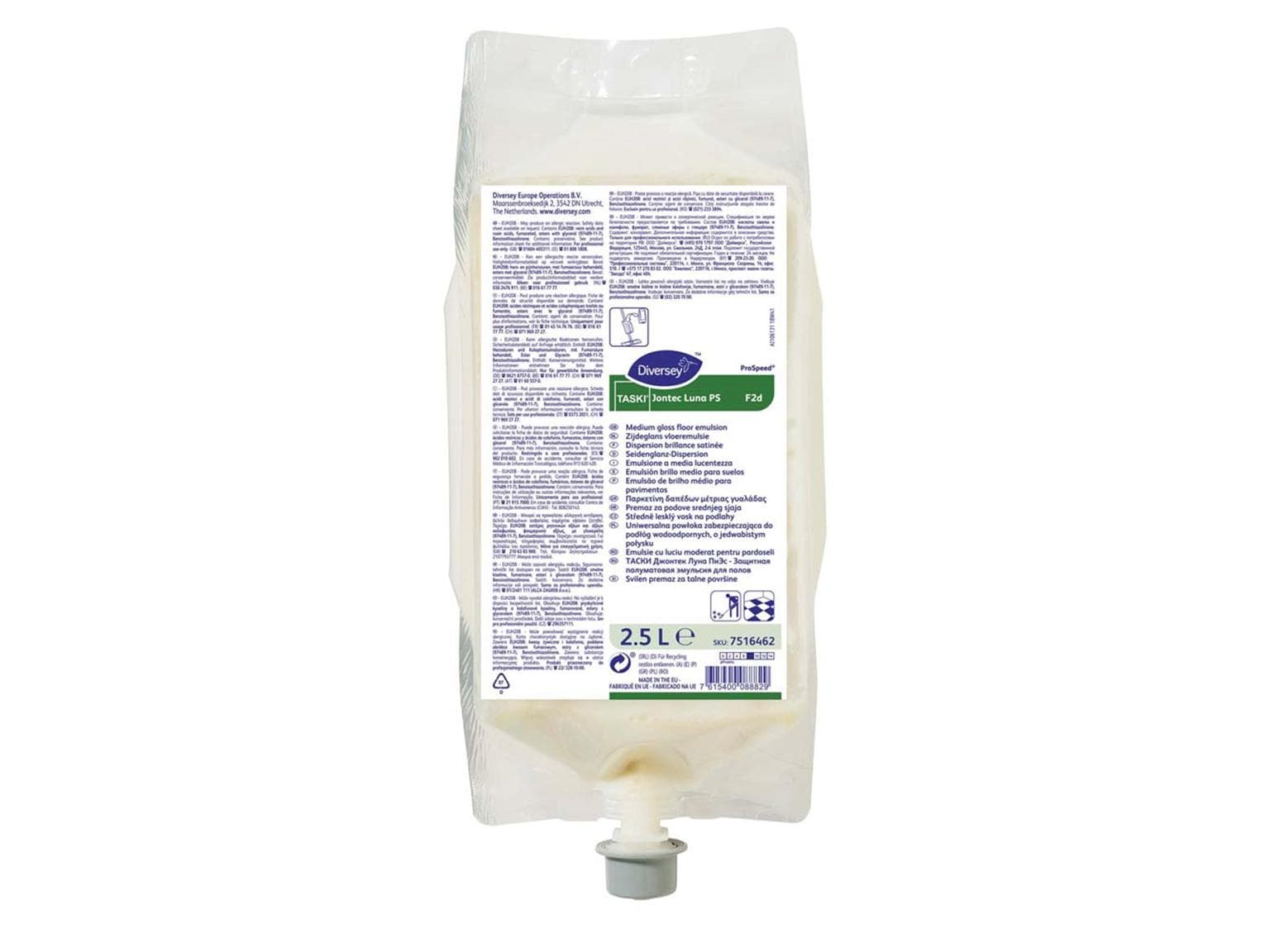 Dispersion TASKI Jontec Luna Pouch, 4 x 2.5 L Beutel