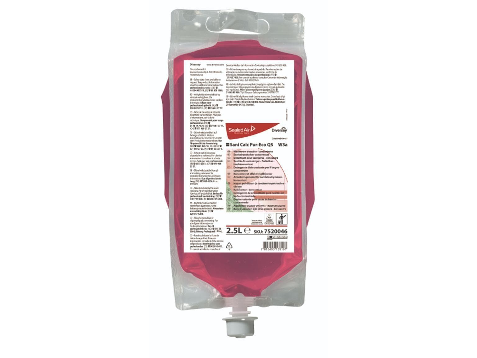 Kalkentferner TASKI Sani Calc Pur-Eco QS 2 x 2.5 L Beutel