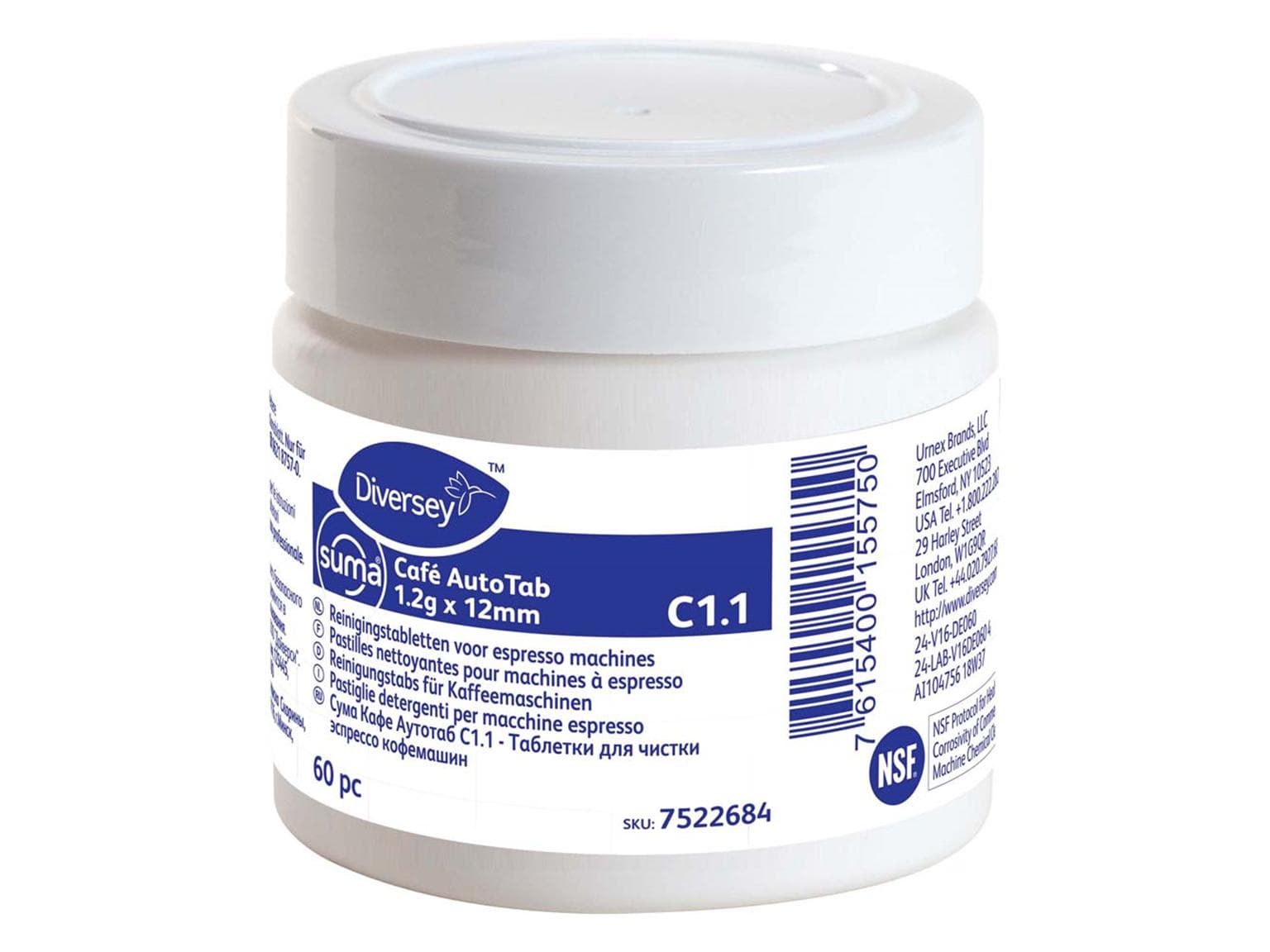 Reinigungstabs SUMA Café AutoTab C1.1, 2 x 60 Stück