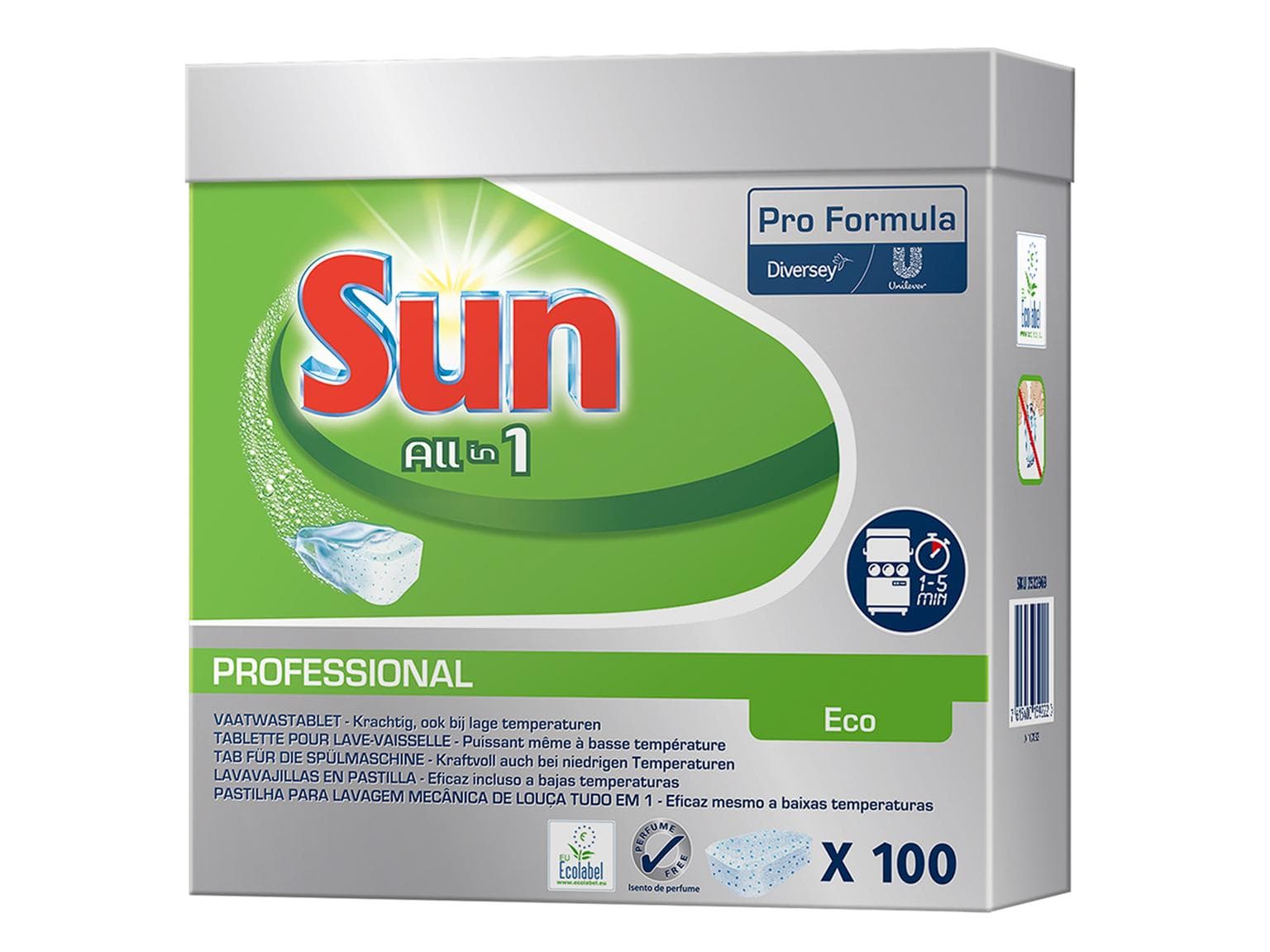 Sun Prof. All in 1 Eco, Multifunktionaler Geschirrreiniger