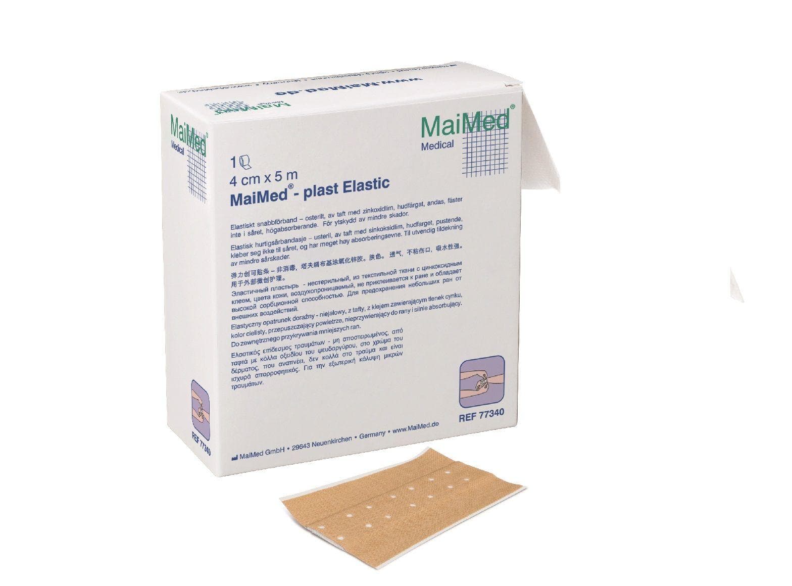 Wundschnellverband, hautfarbig, 8 cm x 5 m, unsteril