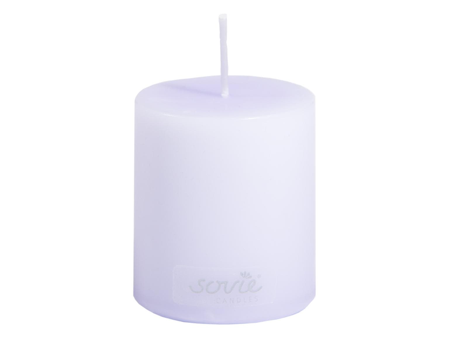 Stumpenkerzen, Ø 50 mm x 60 mm, lila