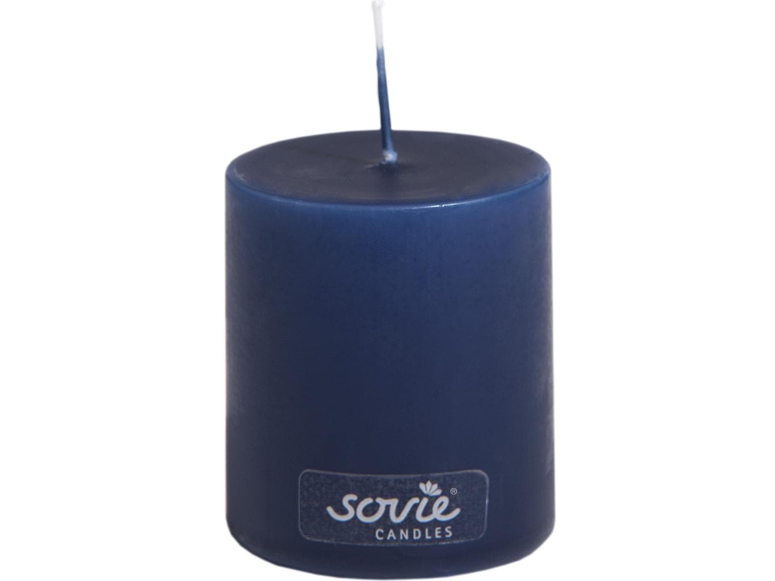 Stumpenkerzen, Ø 50 mm x 60 mm, dunkelblau