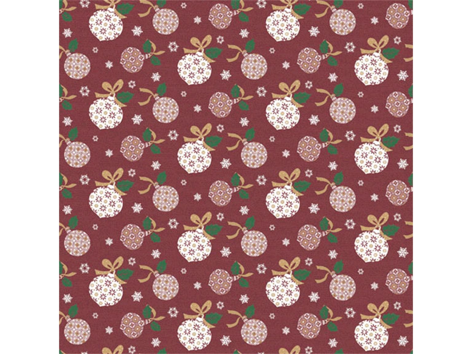 Tischdecken Airlaid 70 gm2, 80 x 80 cm, 1/4 Falz, crème, "SÖREN", bordeaux-gold