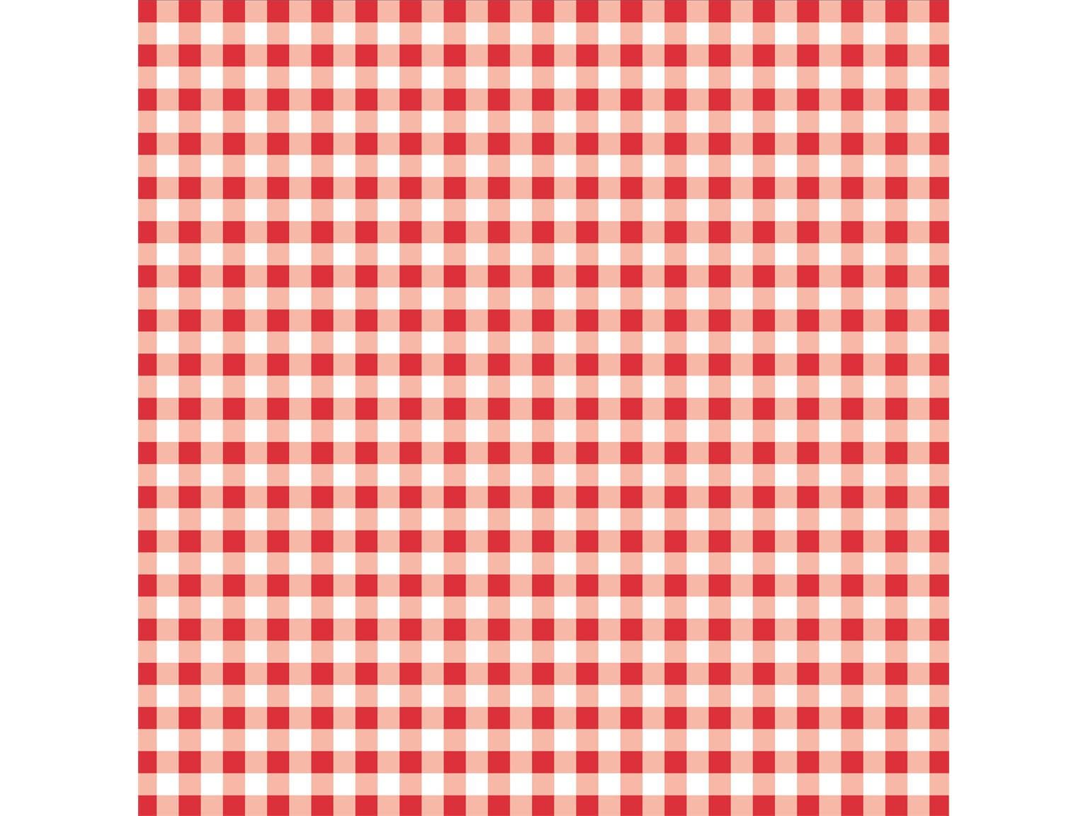 Tischdecken Papier 40 g, 80 x 80 cm, "KARO" rot