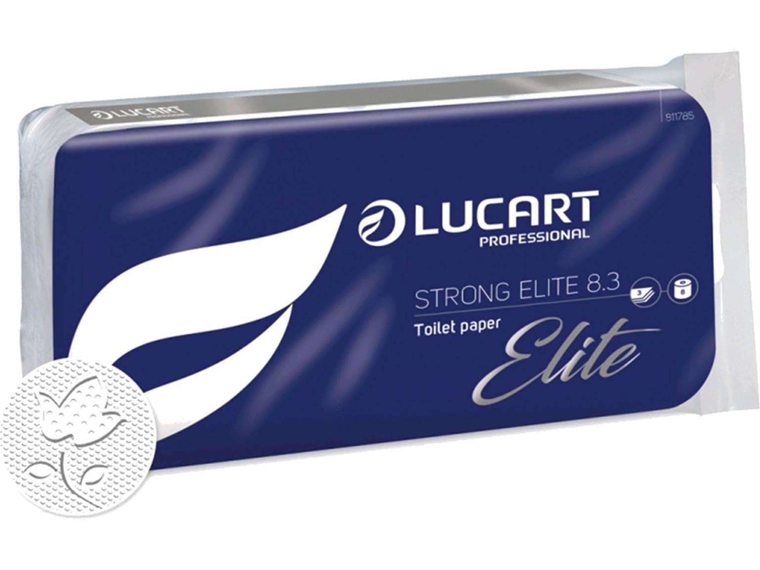 WC-Papier Strong Comfort, 100% Zellstoff 3-lagig, hochweiss, 250 Coupons