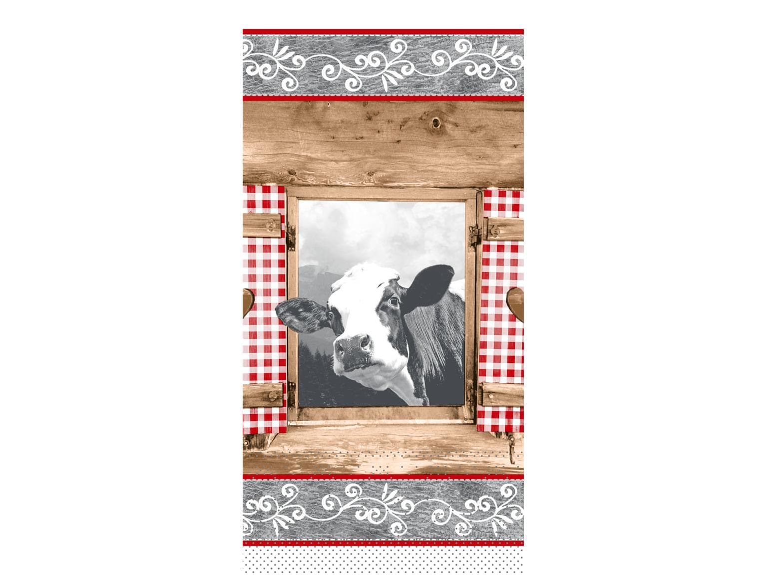 Servietten Tissue 3-lagig, 33 x 33 cm, 1/8 Falz, "ALMBLICK"