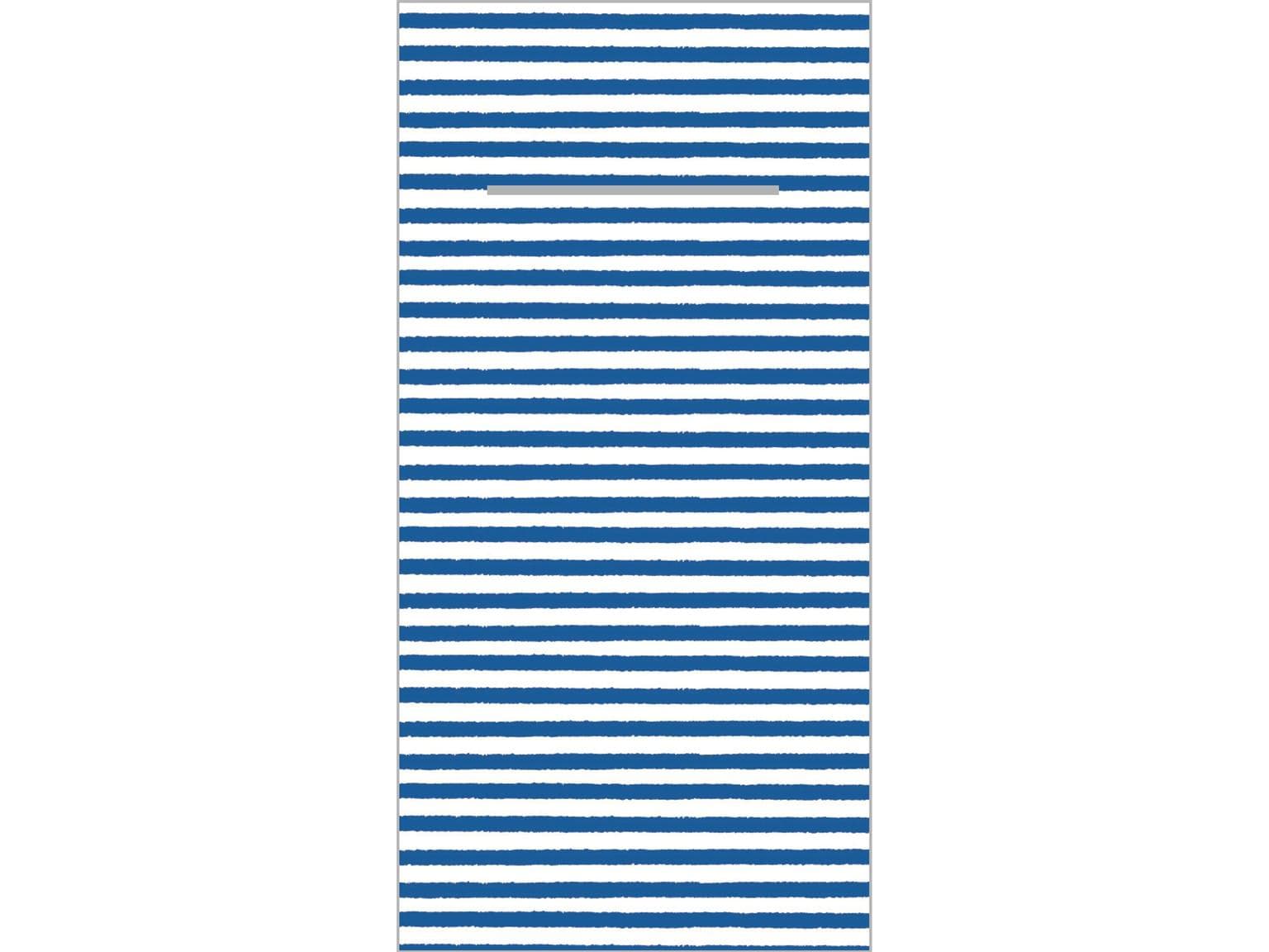 Besteckserviette Airlaid, 40 x 40 cm, 1/8 Falz, blau