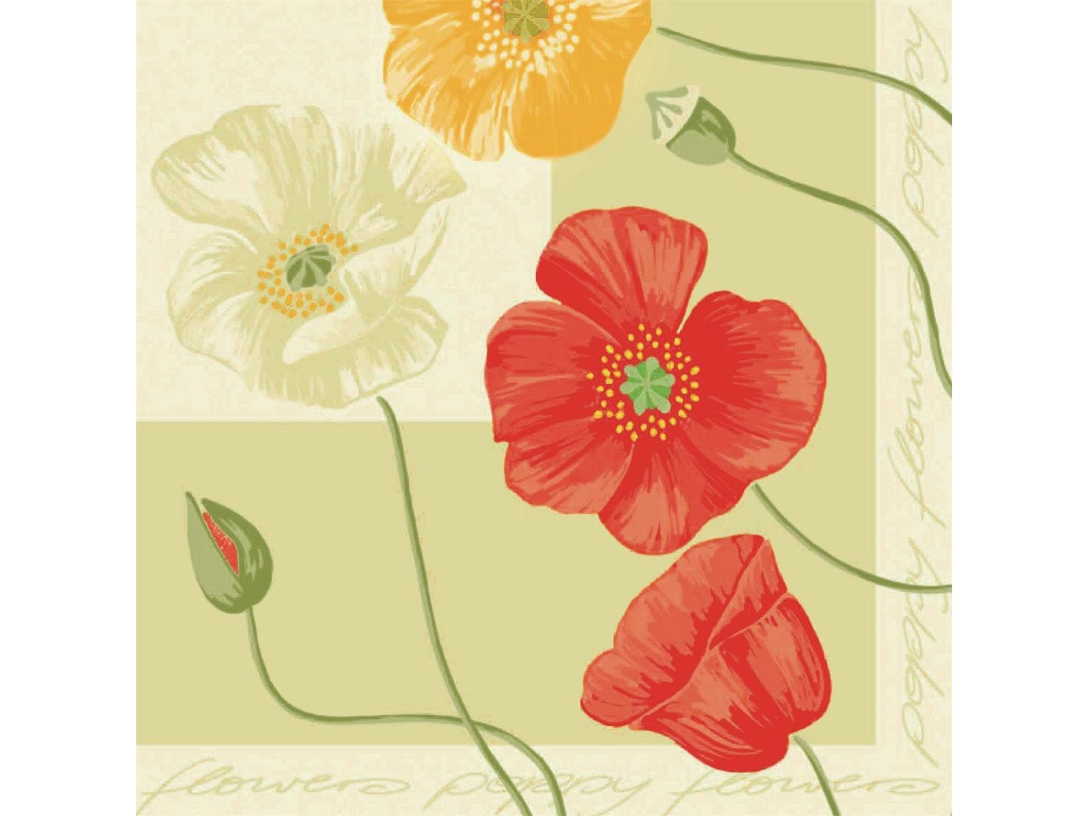 Servietten Airlaid 60 gm2, 40 x 40 cm 1/4 Falz,  "Josephine"