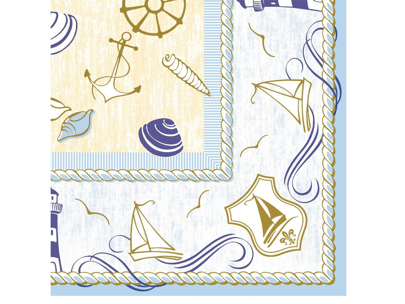 Servietten Airlaid, 40 x 40 cm, 1/4 Falz, "COAST"