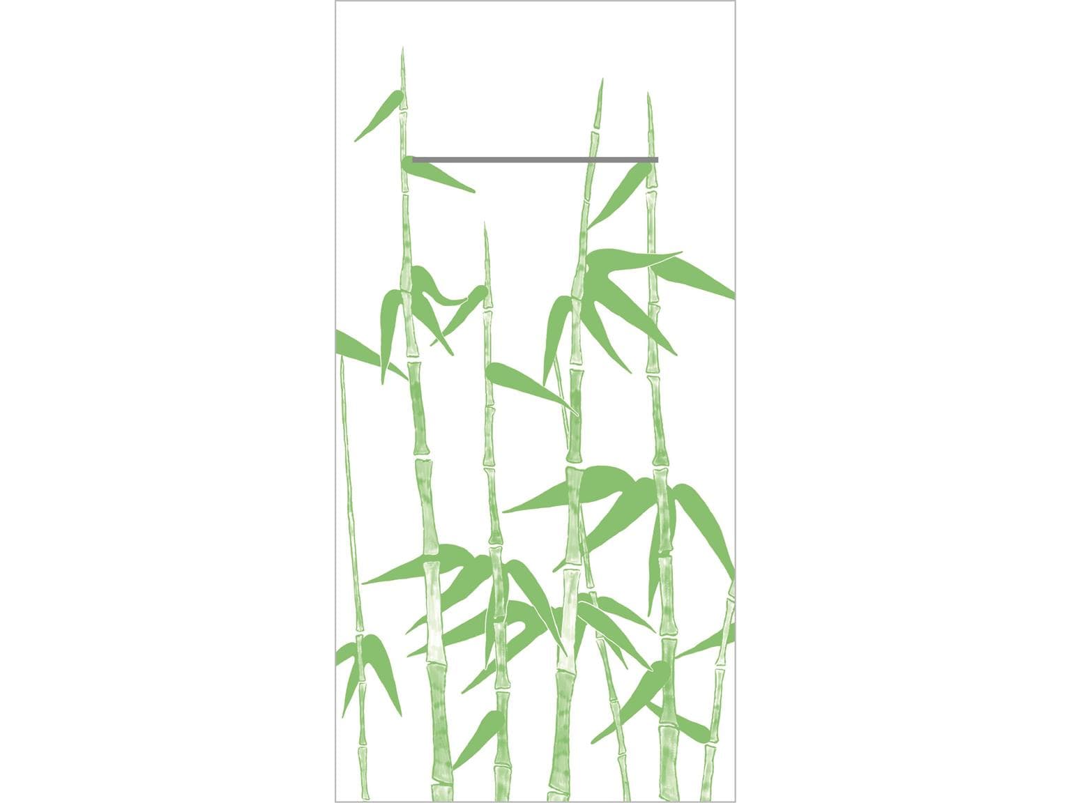 Besteckserviette Airlaid, 40 x 40 cm, 1/8 Falz, "GREEN BAMBOO" Asia