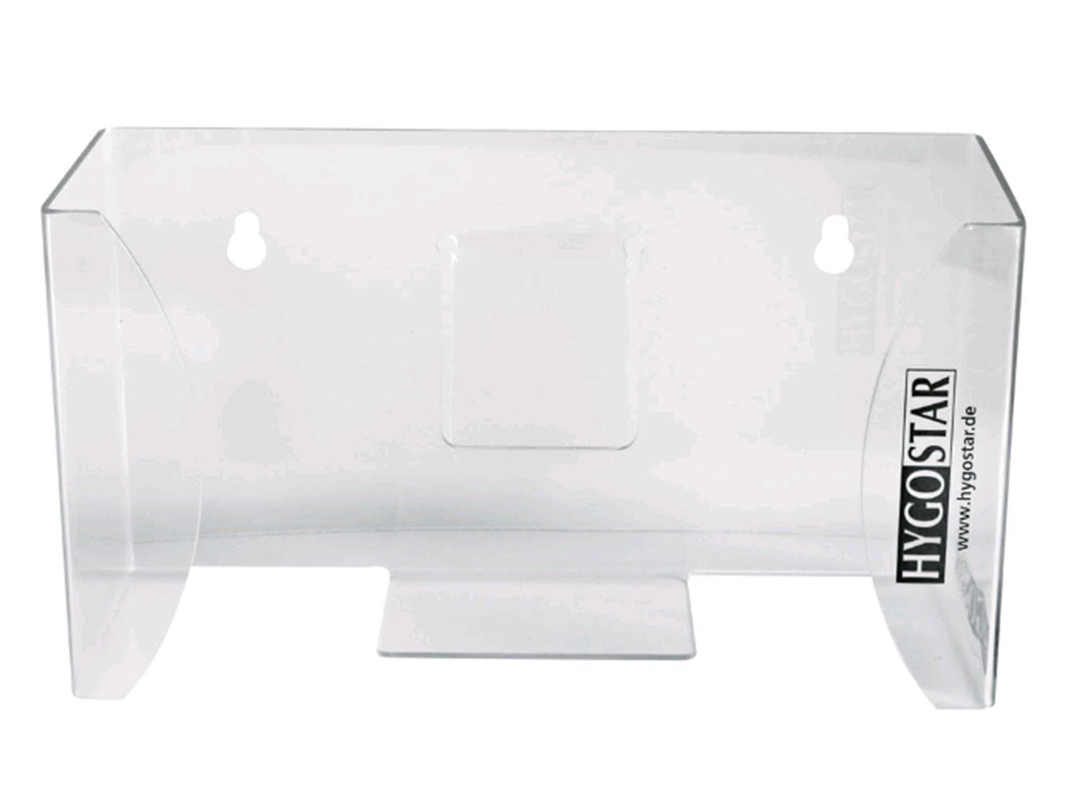 Handschuhspender aus Spezialkunststoff, 1er Spender, transparent,