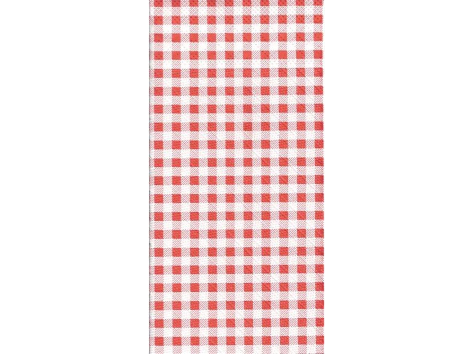 Besteckserviette Tissue-Deluxe, 40x40cm, 1/8 Falz, "ROBIN" rot