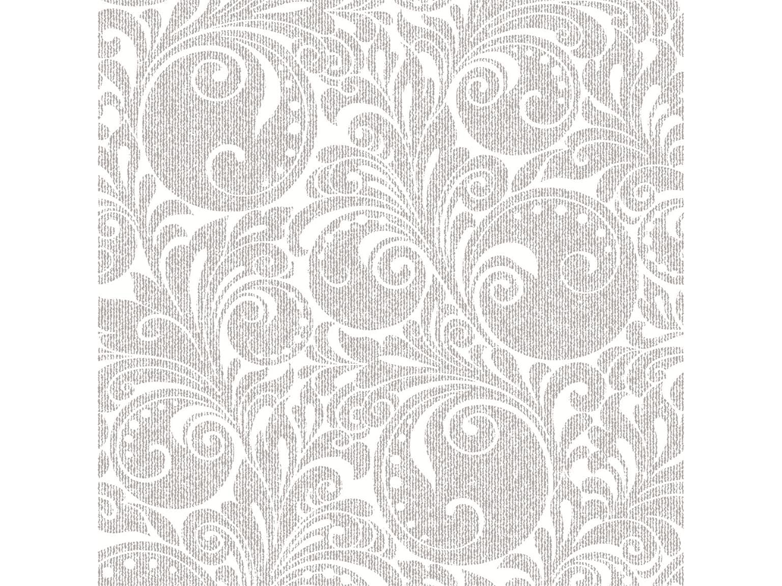 Servietten Airlaid, 40 x 40 cm, 1/4 Falz, Jordan  "weiss/silber"