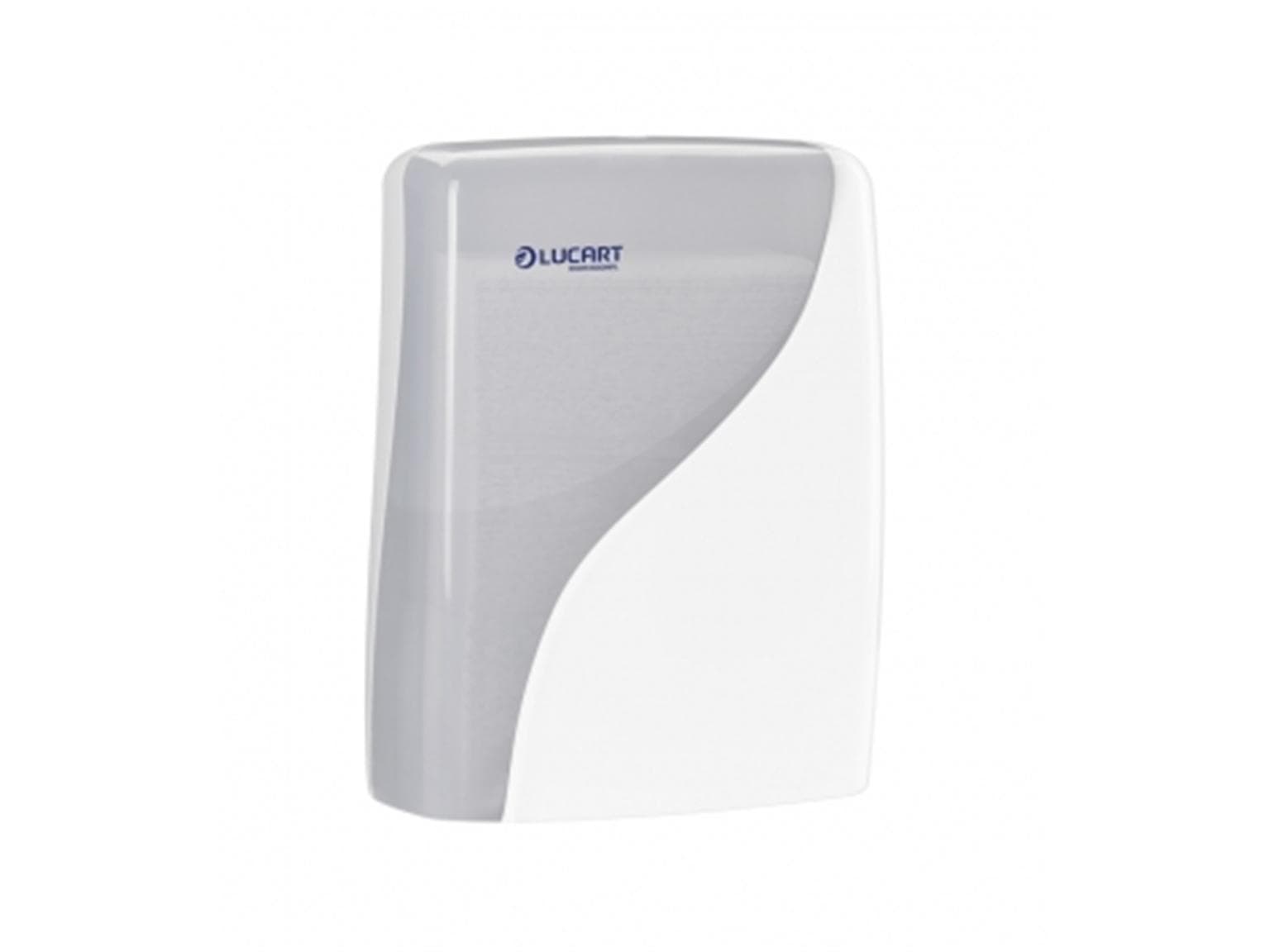 Falthandtuchspender Identity, weiss für Z-, V- und C-Falz geeignet, Masse