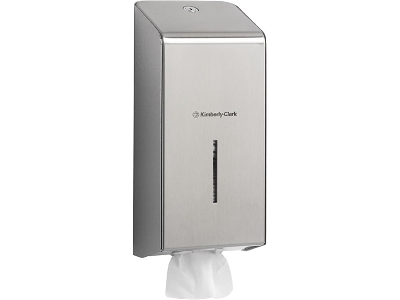 WC-Papier Spender KC Professional Einzelblatt Toilet Tissue, aus Edelstahl