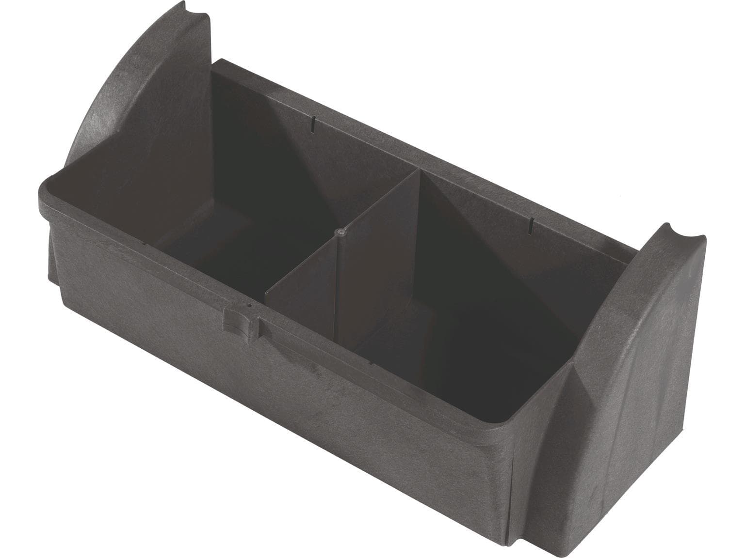 Ablageschale schmal mit Facheinteilung, graphit
