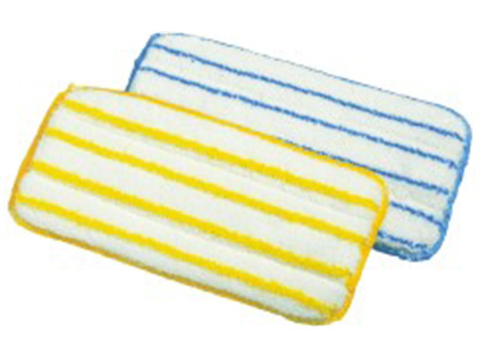 Hand-Pad-Textil für Padhalter, 13 x 27cm weiss/blau, Micro-Borste