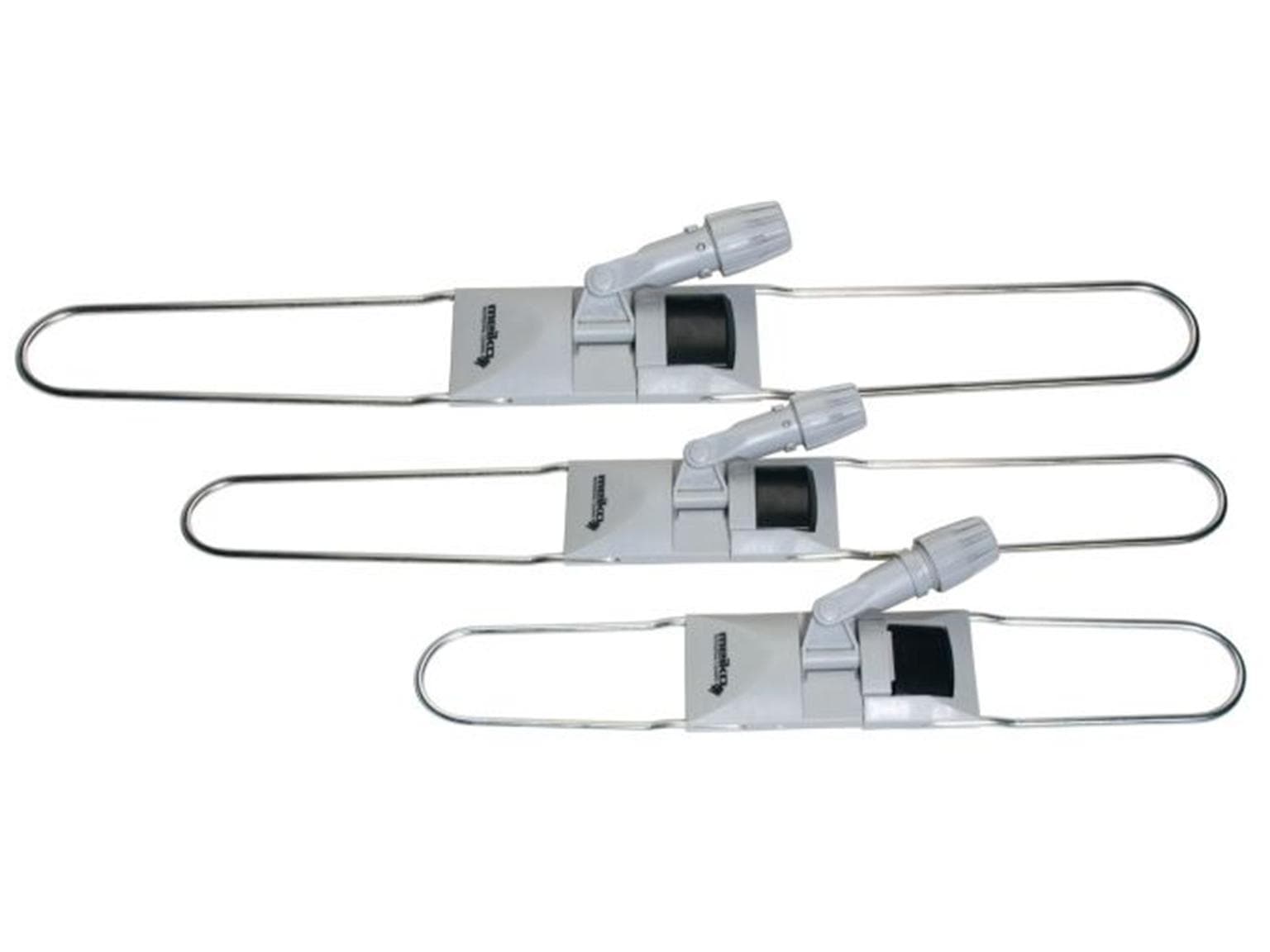 Klapphalter mit Metallbügeln 80 cm, beidseitig klappbar, für Feuchtwisch-