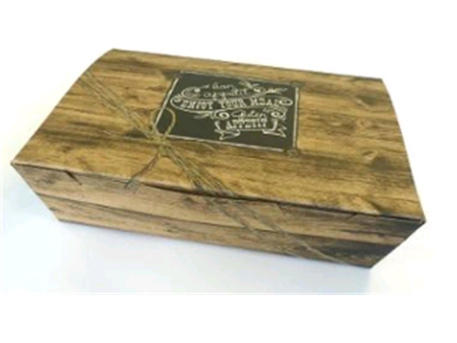 Snack Box Large Enjoy your Meal 180 x 120 x 50mm