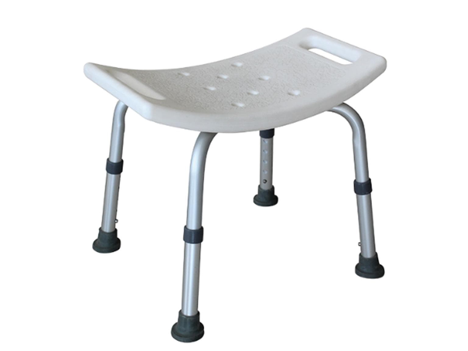 Bath Chairies  - Duschhocker ohne Rückenlehne, rechteckig, weiss