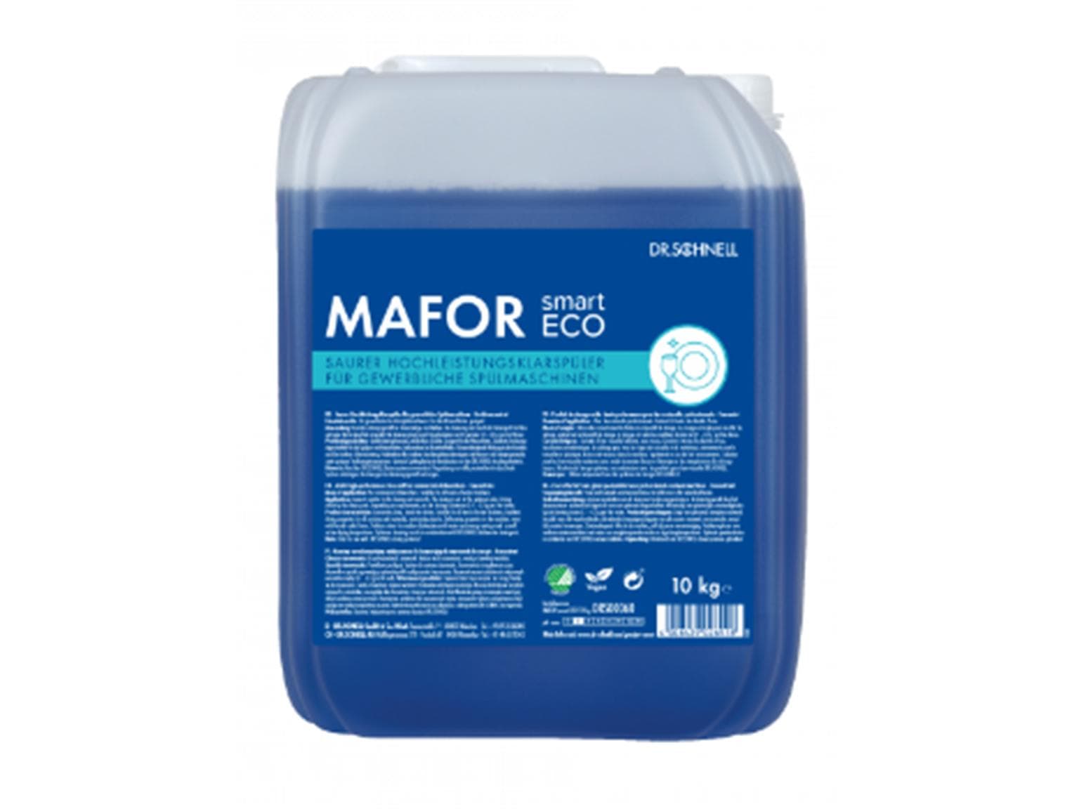 MAFOR smart ECO, Hochleistungsklarspüler für alle Wasserhärten, 10 kg Kanister