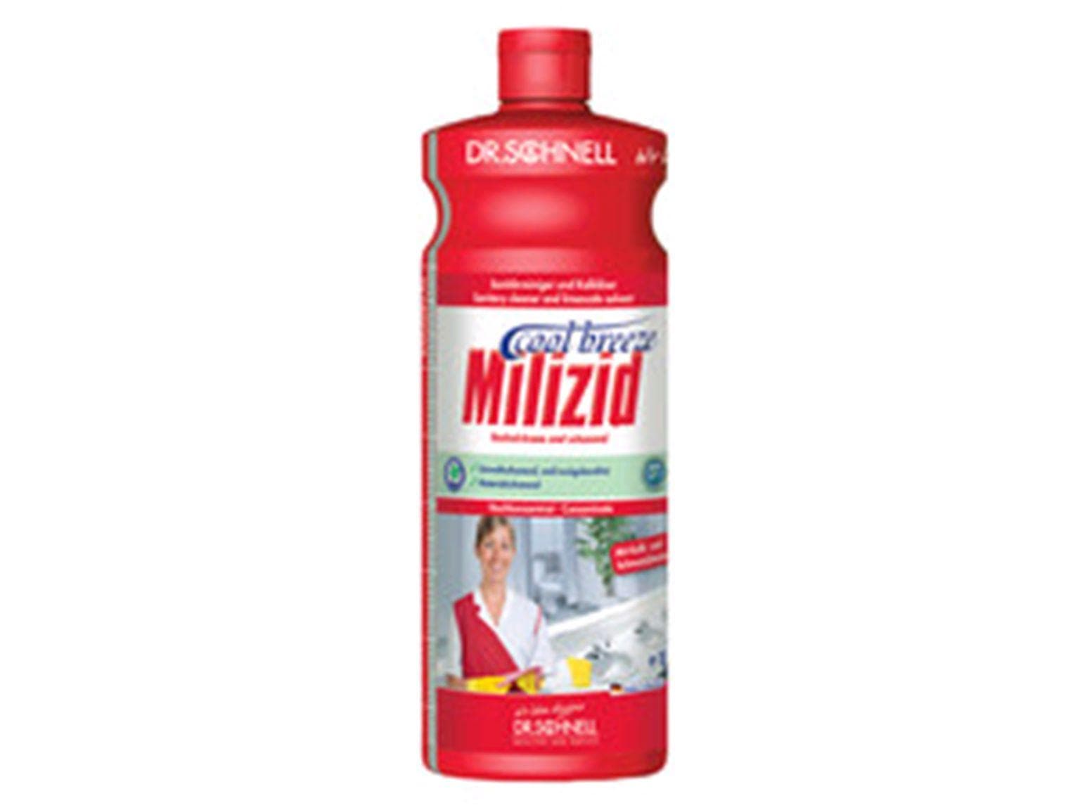 Milizid Cool Breeze, Sanitärreiniger und Kalklöser, wirkt sekundenschnell auch