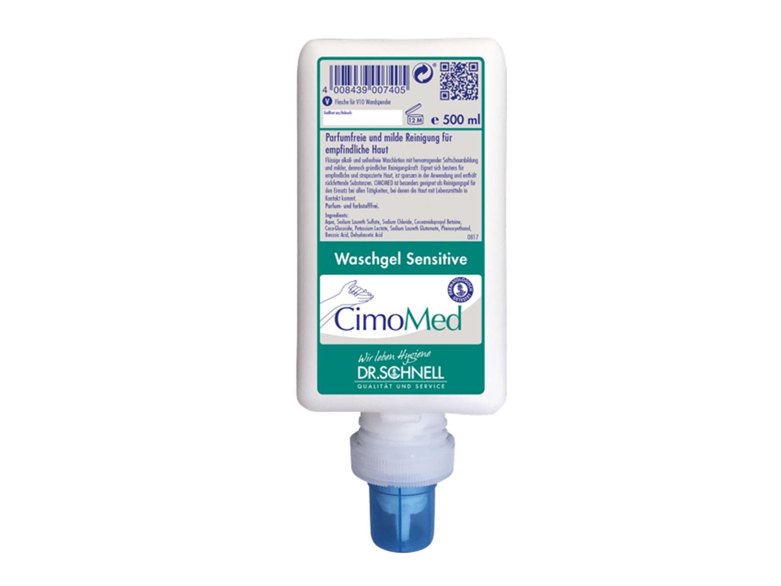 CimoMed, Waschgel für schonende Hautreinigung sensitiver Haut