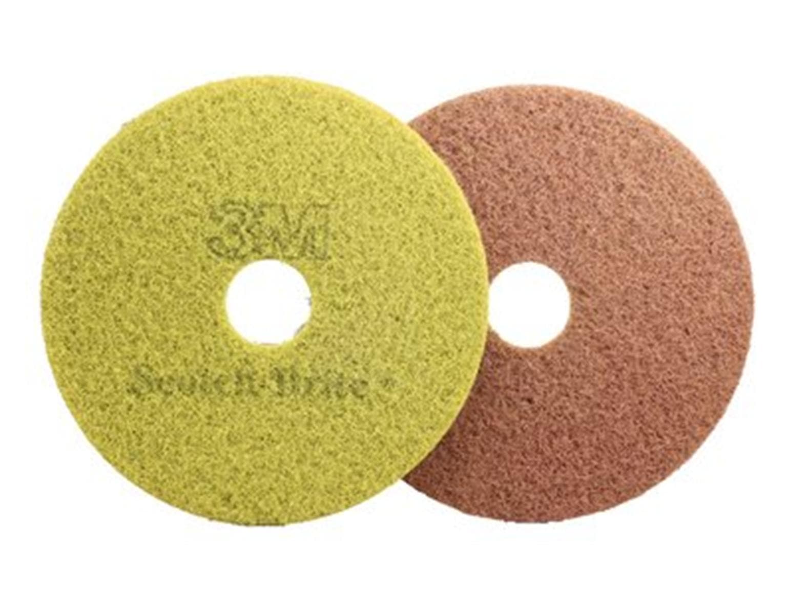 3M Scotch-Brite Sienna Diamond Floorpad Plus, ø 17'' = 432 mm, olivgrün, mit
