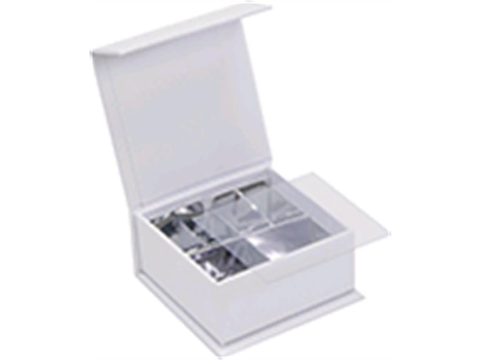 LuxBox Nr. 1, white 65x65/30mm, weiss