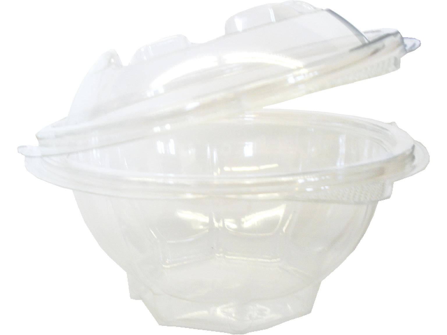 Salatschale "SEKIPACK" 500 ml rund aus Kunststoff PET, transparent,