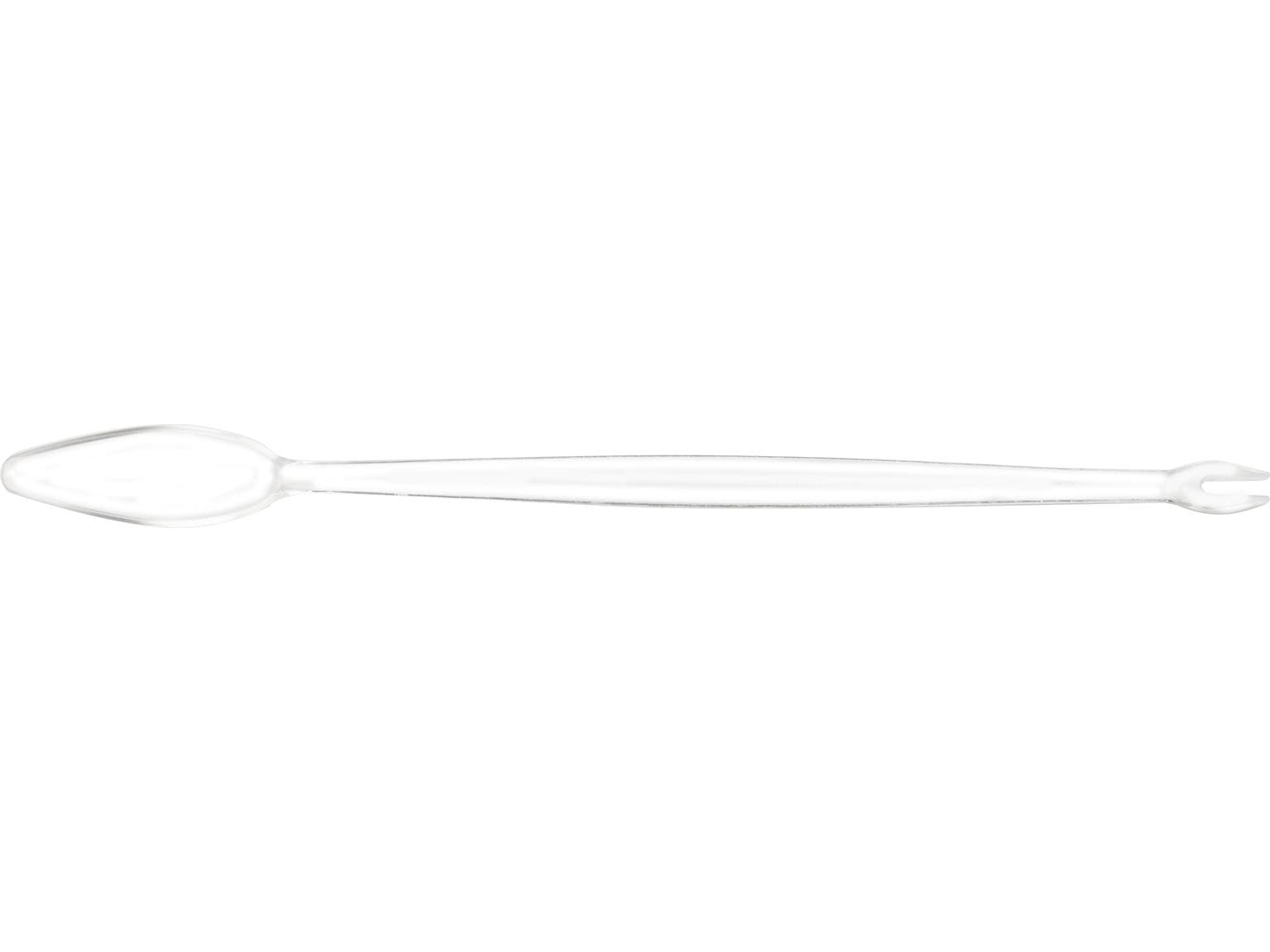 Löffel/Stick Fritz, aus Kunststoff (PS) weiss, Länge 190 mm