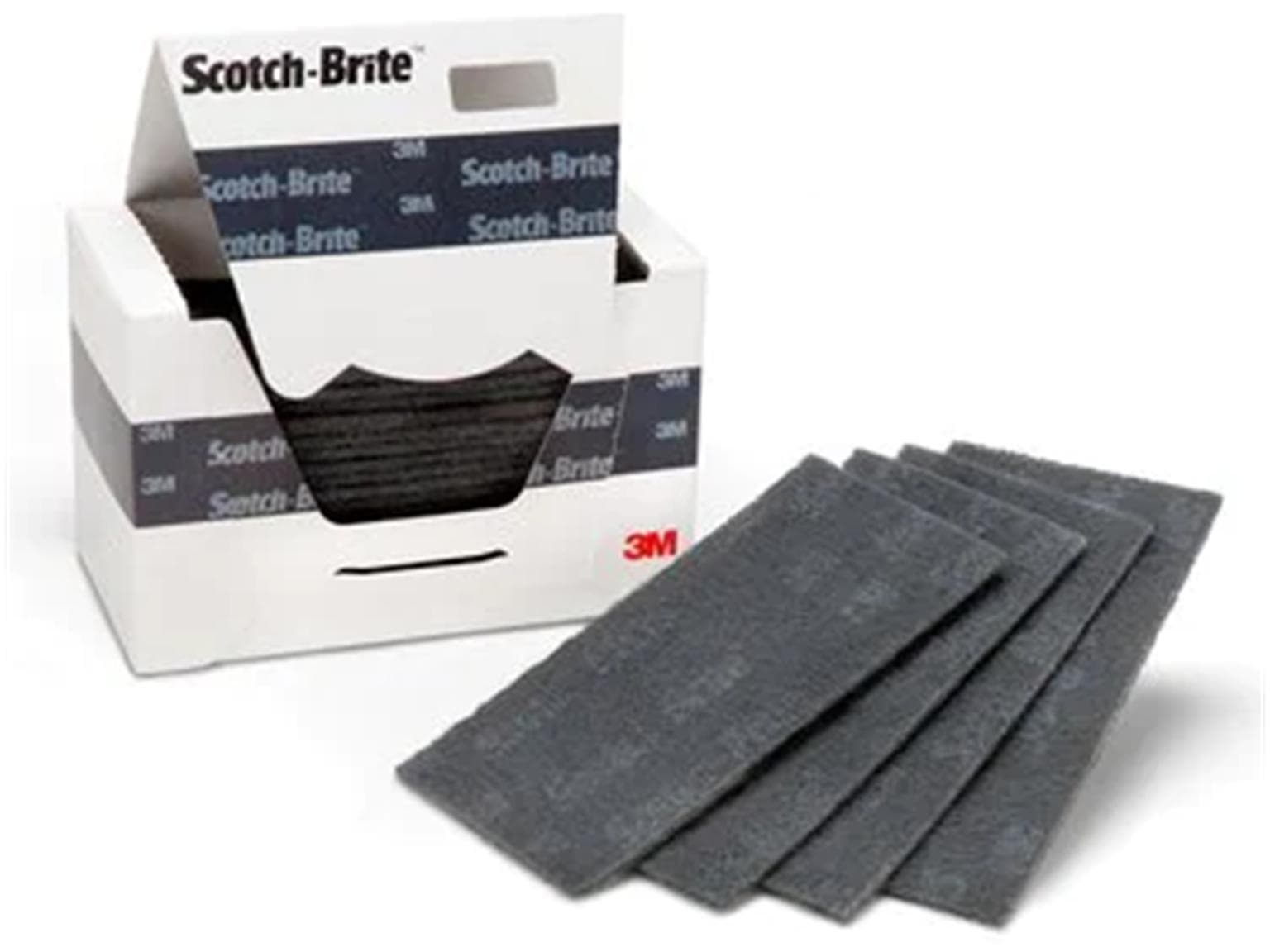 Hand-Pad Scotch-Brite "SB76" schwarz 95 x 158 mm, hochaggressives Handpad