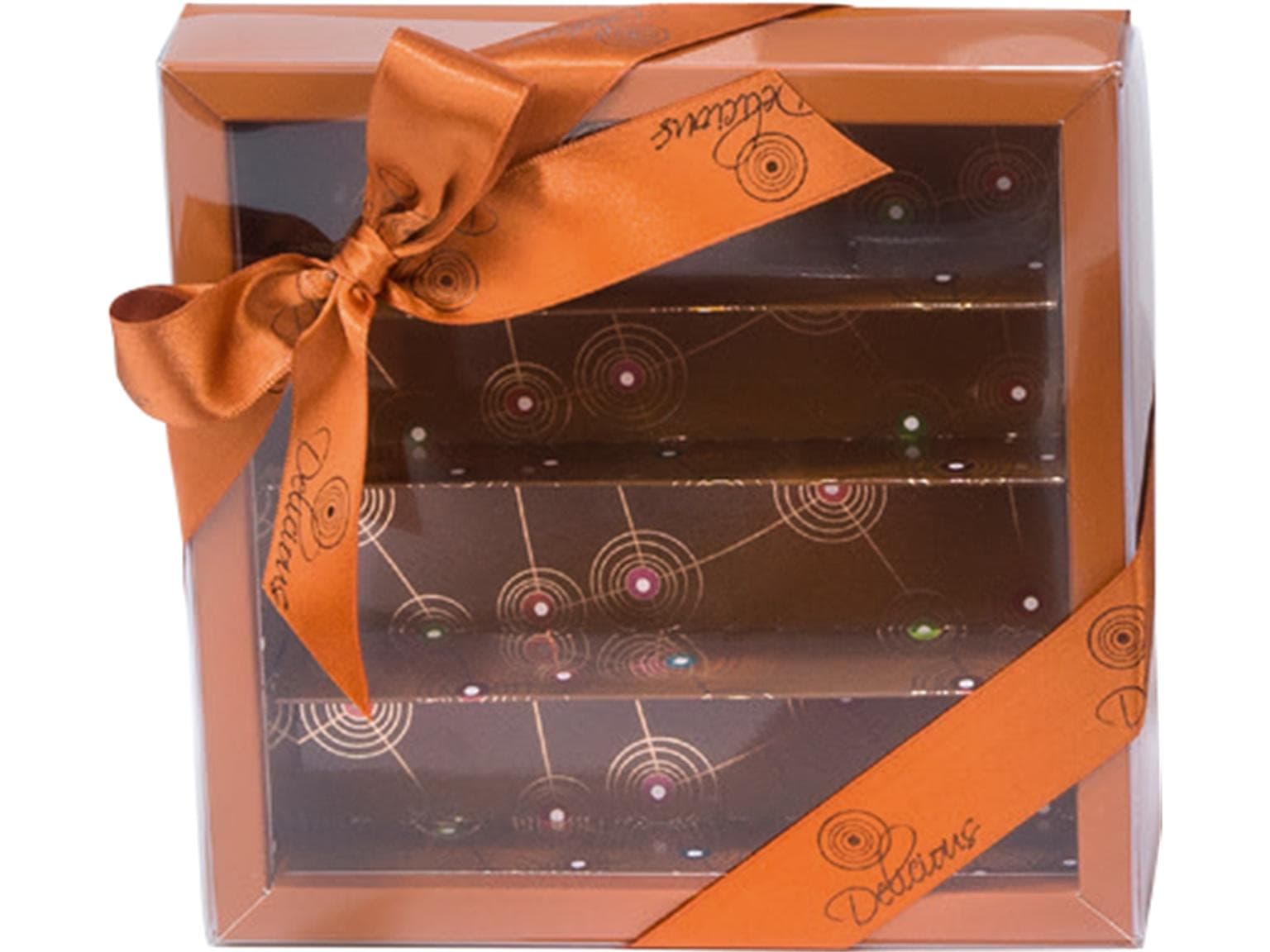 Fensterbox Maxi, Terra 145x145/33mm, braun/Kreise