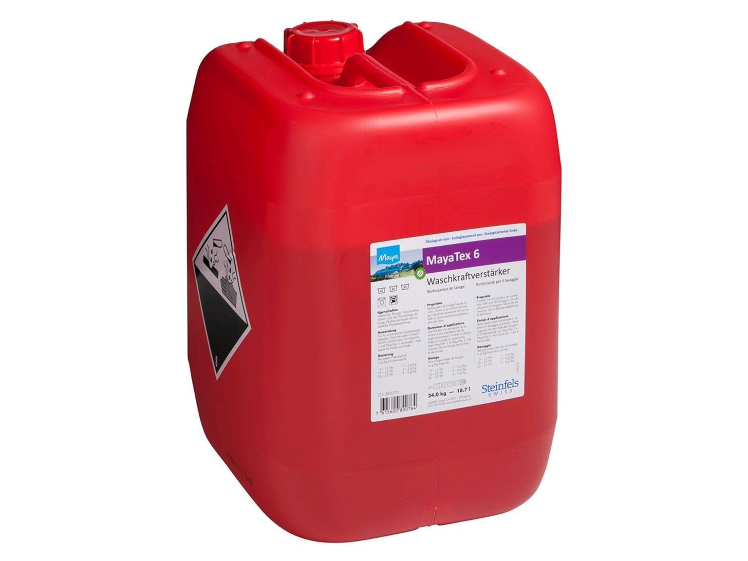 Waschkraftverstärker, MayaTex 6, Enthärtungsfunktion, 24 kg Bidon