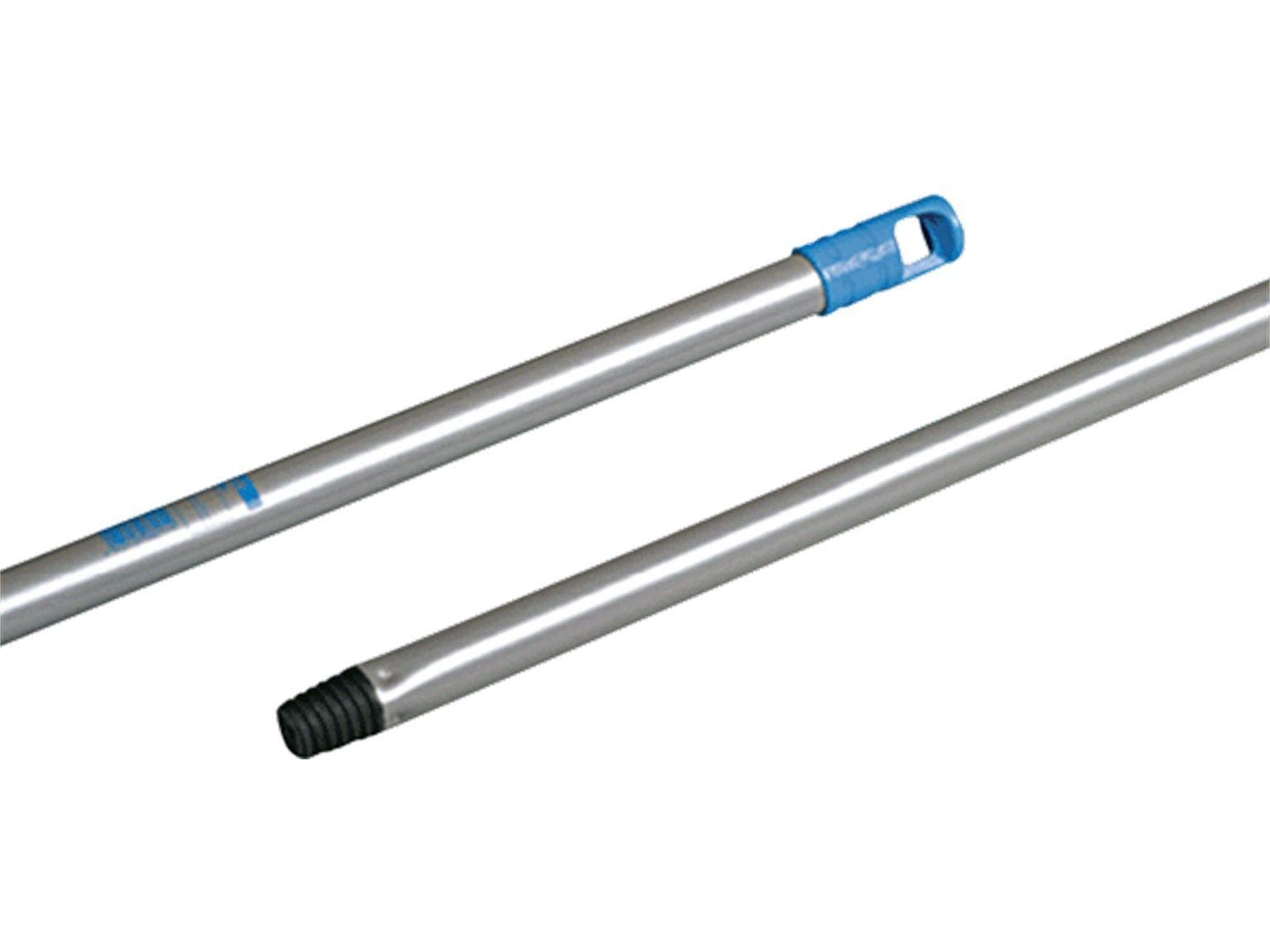 Alu-Besenstiel Clip blau, 150 cm