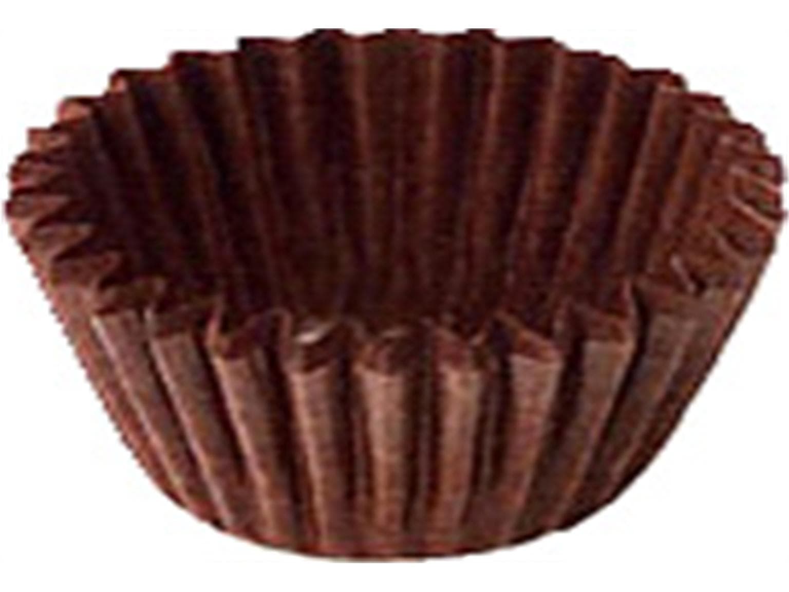 Gebäckkapseln "Zulu" Boden ø 29 mm rund, Höhe 16 mm, aus Pergamin braun