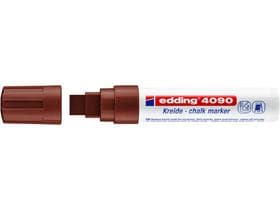 edding Kreidemarker 4090 braun Keilspitze 4-15mm, nicht-permanent