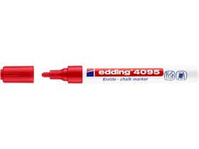 edding Kreidemarker 4095 rot Keilspitze 4-15mm, nicht-permanent