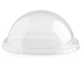 Dom-Deckel aus rPET transparent, 112 mm H: 51 mm, passend zu Eisbecher 500 cc