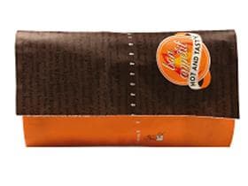 Snack-Bag Thermo, gebl. Kraft weiss 40 gm2, fettdicht, Grösse L,