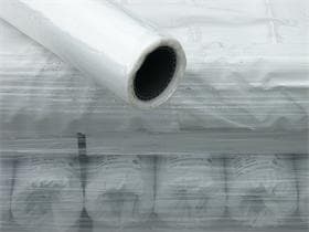 LDPE Baufolie 1500/3000 mm 150 my, Länge 50 m, transparent 1.5M gef