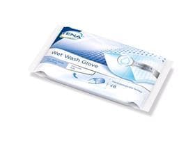 TENA Wet Wash Glove Waschhandschuhe, parfümfrei, 30 x 8 Stück