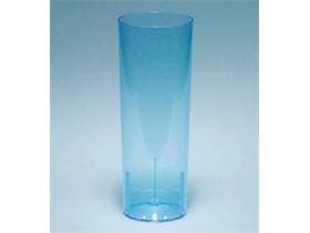 Longdrink-Glas 3 dl, geeicht 4 cl + 3 dl gespritzt aus Polystyrol (PS) blau