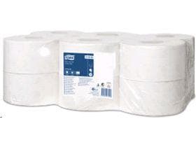 WC-Papier Tork Mini Jumbo, Tissue weiss Adcanced, (T2), 2-lagig, 9.5 x 20 cm,