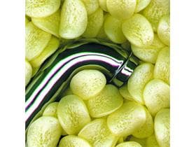 Füllmaterial Styrofill gelb, aus geschäumten Polystyrol