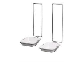 Schalenhalter B 150 x H 410 x T 260, zum Hängen über das Spendergehäuse,