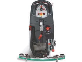 Batterie-Scheuersaugmaschine mit Fahrantrieb und PPN-Scheuerbürsten